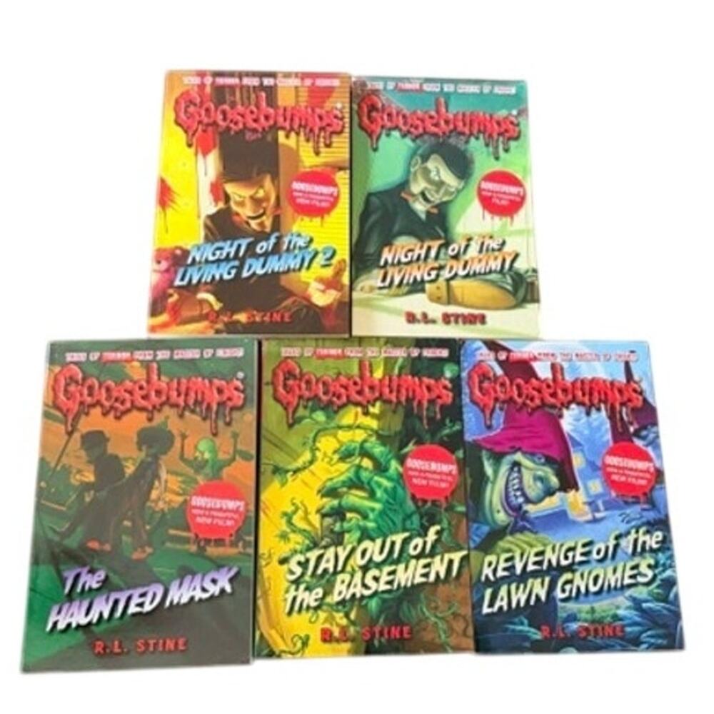 Goosebumps Fan Favorites Book Bundle Lot of 5 R.L. Stine Scholastic Horror